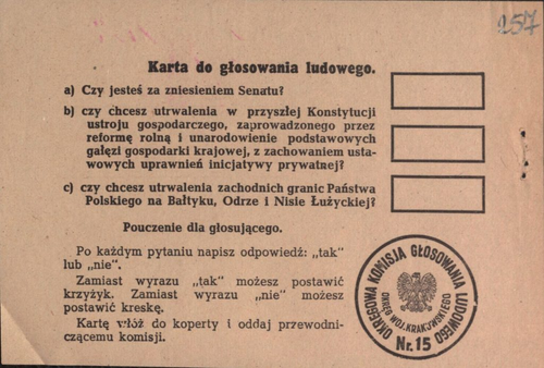 1946 Polish people's referendum
